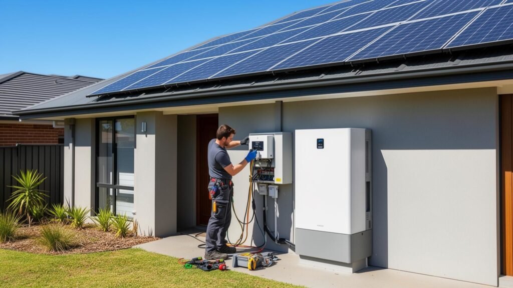 Solar Battery Installation2